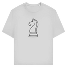 Springer Kontur – Schach T-Shirt in Grau meliert