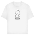 Springer Kontur – Schach T-Shirt in Weiß
