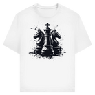 Springer Verteidigung – Schach T-Shirt in Weiß