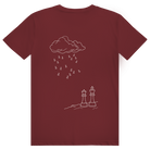 Wetterlage – Schach T-Shirt in Burgunder (Rückseite)