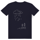 Wetterlage – Schach T-Shirt in Dunkelblau (Rückseite)