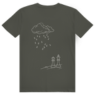 Wetterlage – Schach T-Shirt in Khaki (Rückseite)
