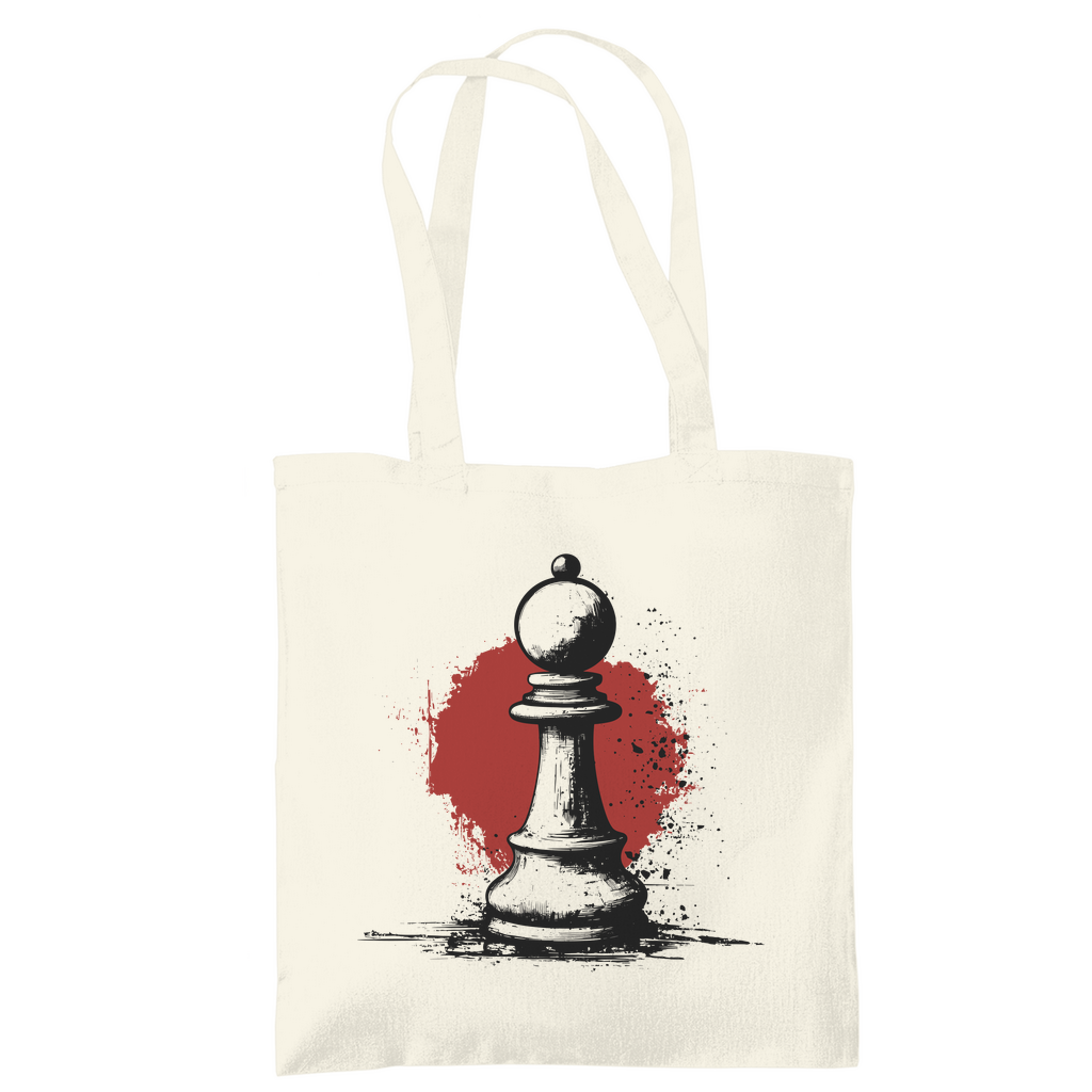 Bauer im Fokus – Schach Tasche in Creme