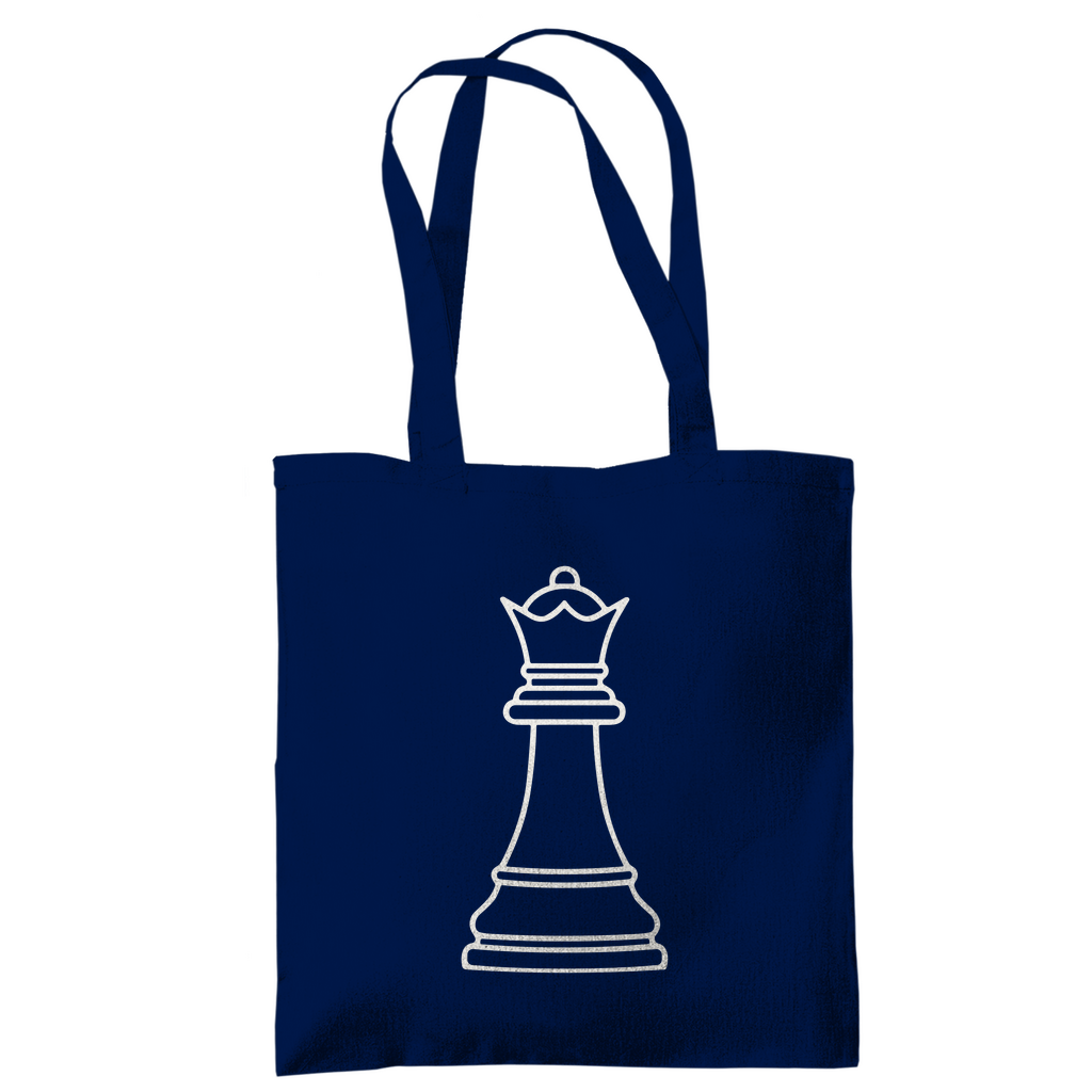 Dame Kontur – Schach Tasche in Dunkelblau