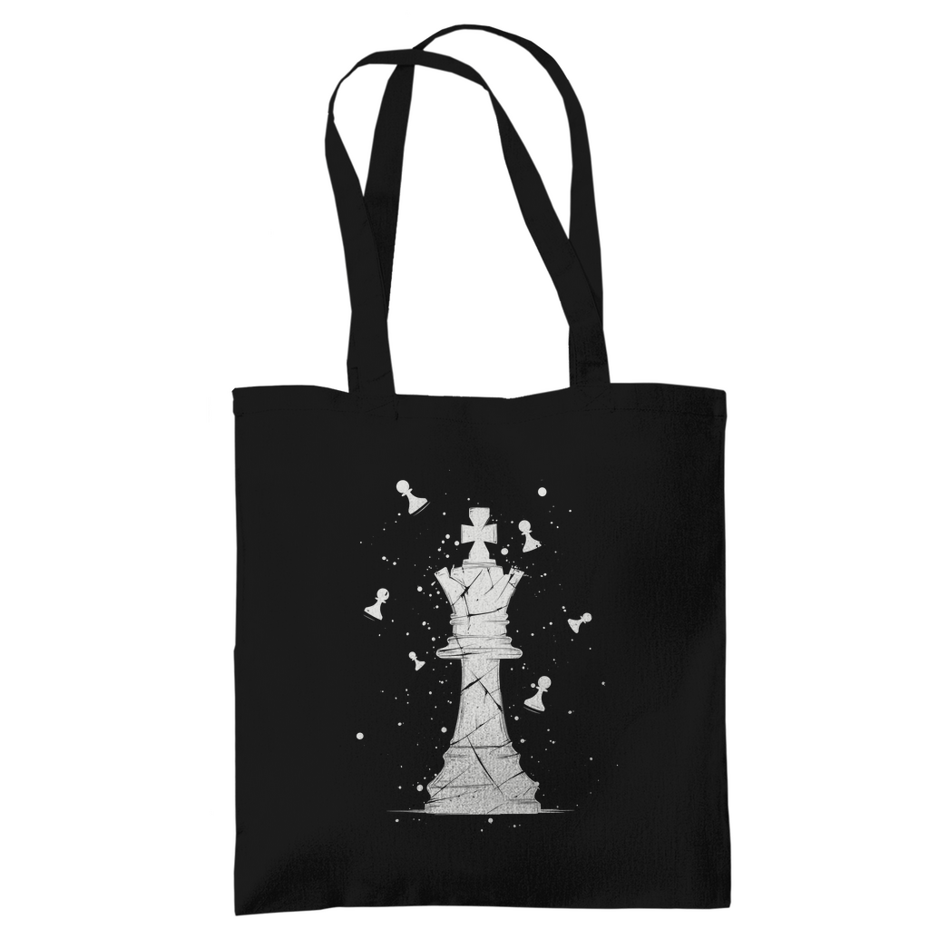 Die Stellung bröckelt (weiß) – Schach Tasche in Schwarz