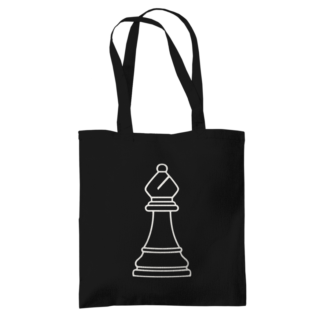 Läufer Kontur – Schach Tasche in Schwarz