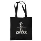 Schach & Kreide – Tasche in Schwarz