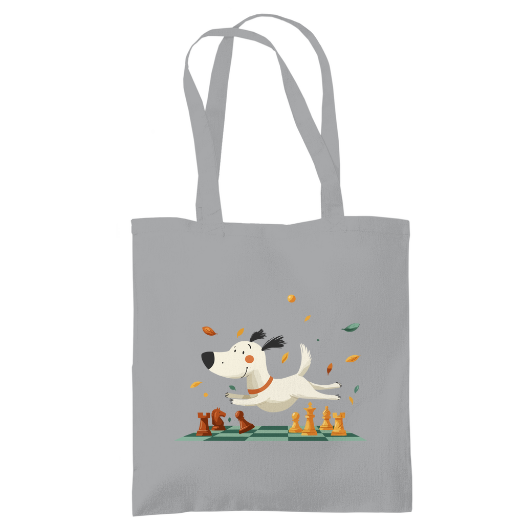 Schachhund – Tasche in Grau