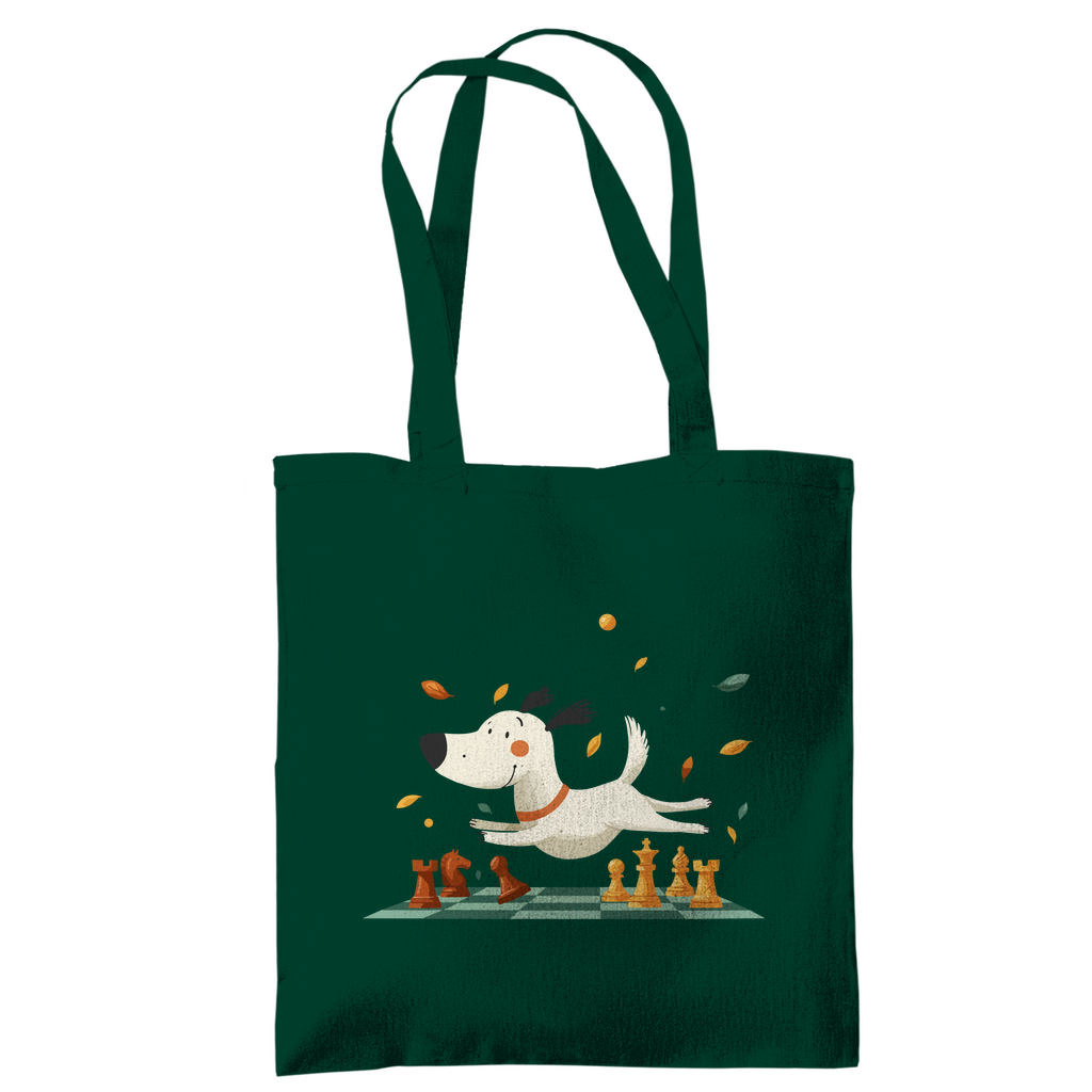 Schachhund – Tasche in Grün