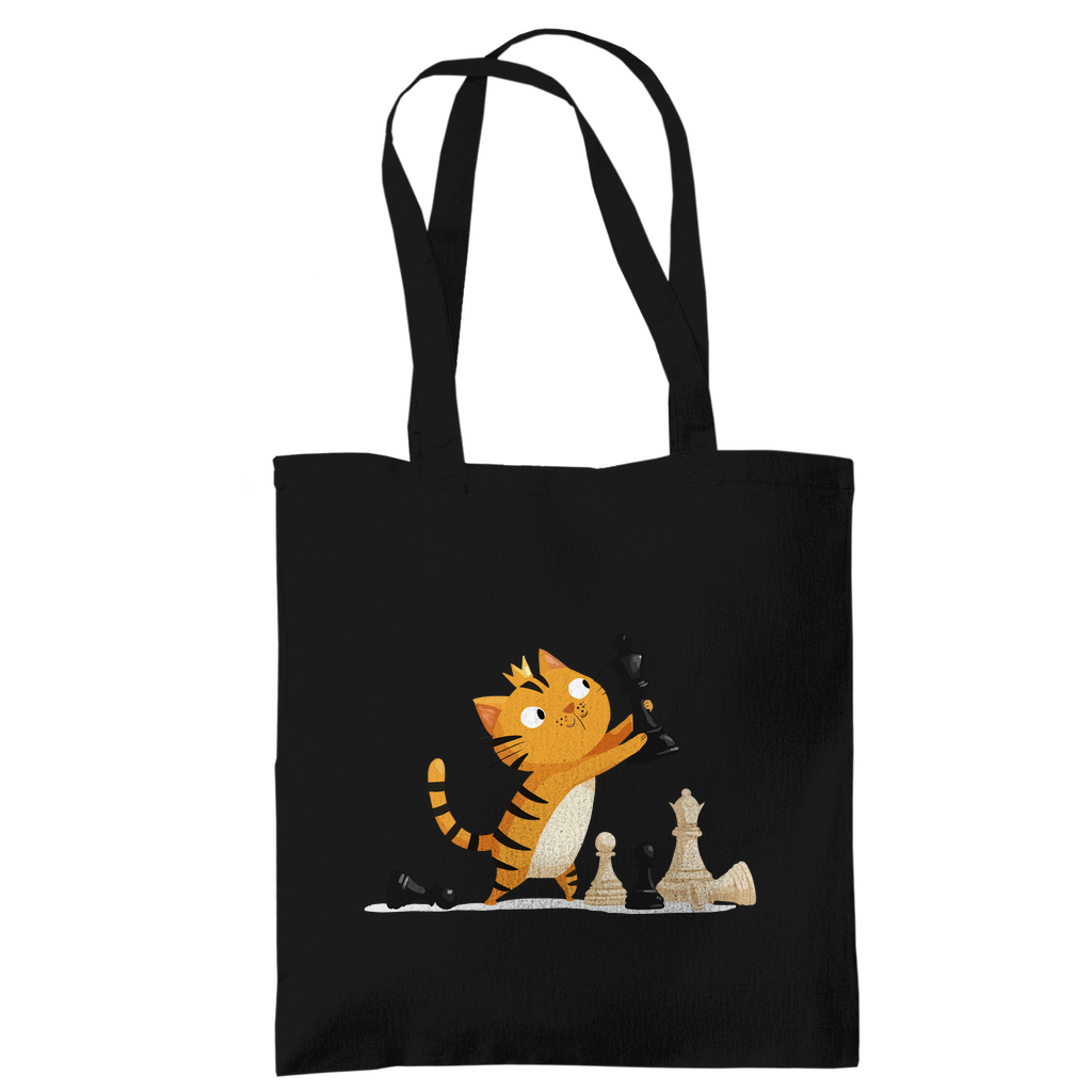 Spieltrieb – Schach Tasche in Schwarz
