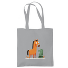Springer oder Pferd – Schach Tasche in Grau
