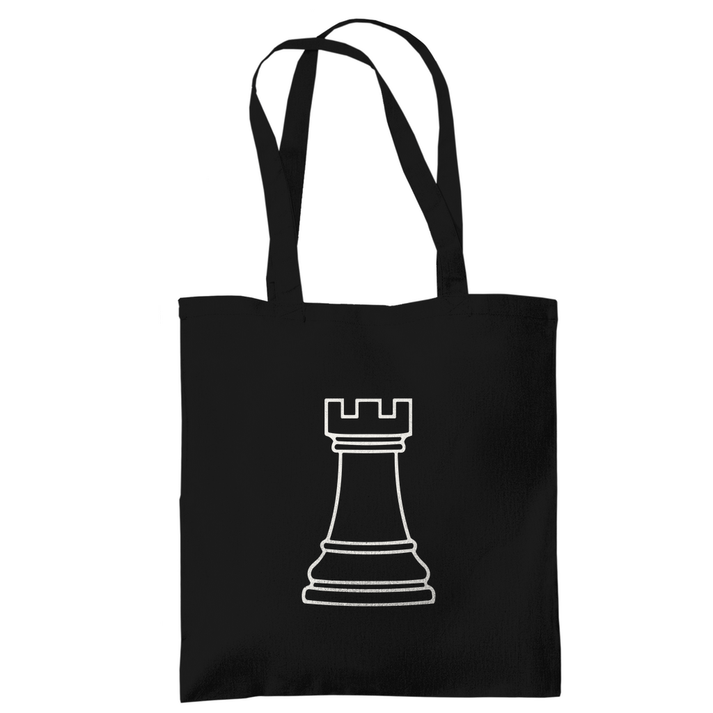 Turm Kontur – Schach Tasche in Schwarz