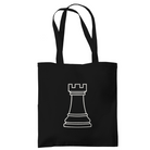 Turm Kontur – Schach Tasche in Schwarz