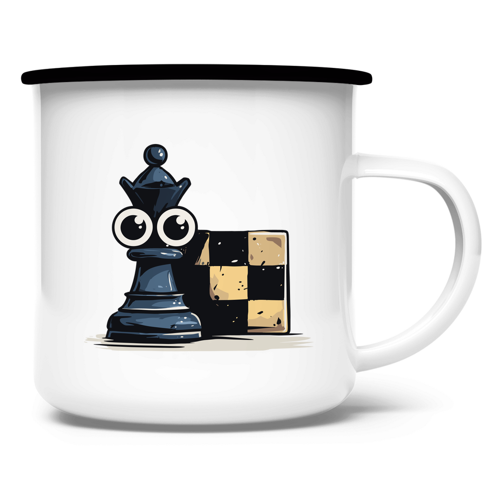 Alles im Blick – Schach Tasse