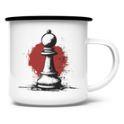 Bauer im Fokus – Schach Tasse