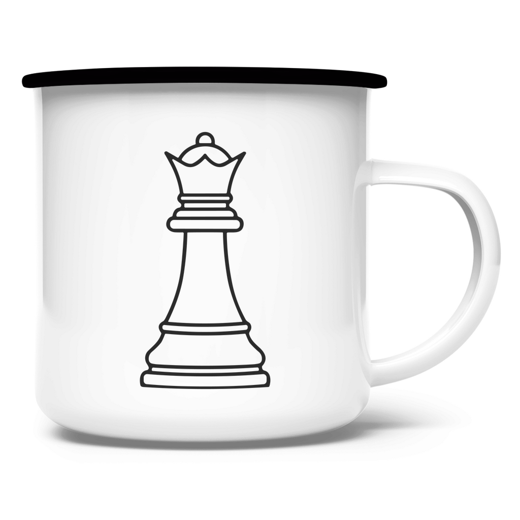 Dame Kontur – Schach Tasse