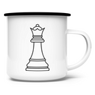 Dame Kontur – Schach Tasse