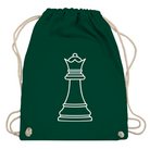 Dame Kontur – Schach Turnbeutel in Grün