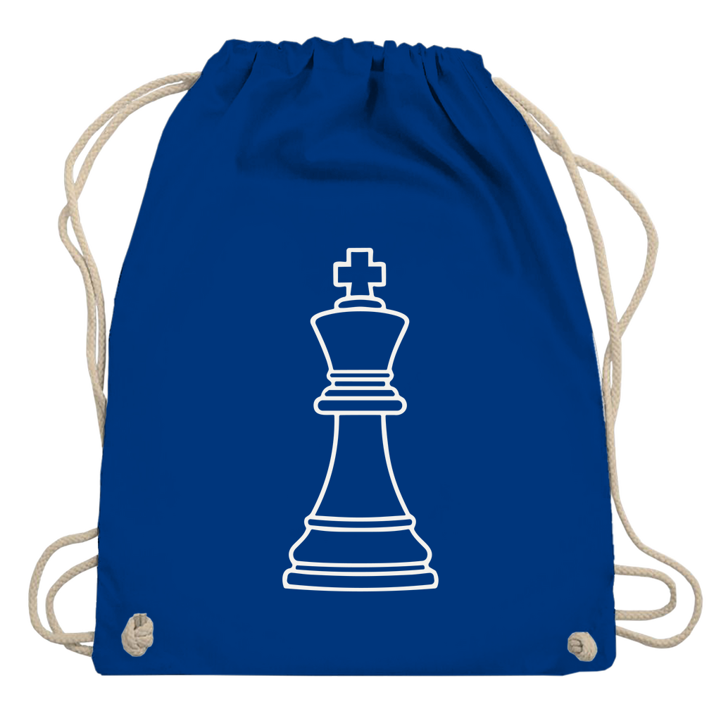 König Kontur – Schach Turnbeutel in Blau
